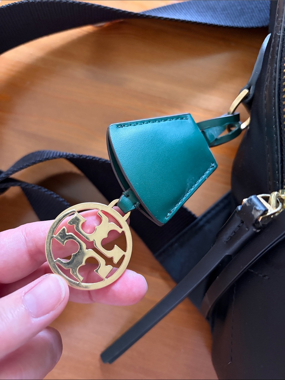 GWP Tory Burch Black Nylon Backpack (& Tory Burch pouch!) - Picture 5 of 12